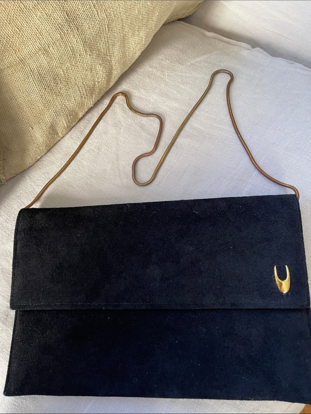 Simple Suede Understated Bag.